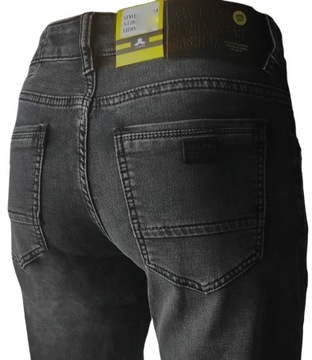 SPODNIE MĘSKIE JEANSY K&L GRAFITOWE W33 L32