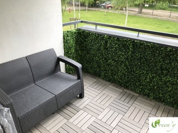 Искусственные цитрусовые растения, искусственная живая изгородь в ковриках