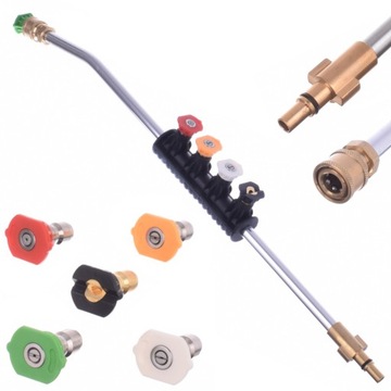 Lanca + KOMPLET dysz wymienne dysze do myjki BLACK&DECKER BOSCH STANLEY