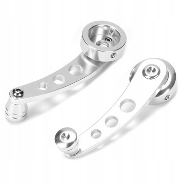Srebrny 3-calowy zestaw korby ze stopu aluminium