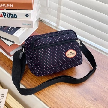 Shoulder Messenger Bag Solid Color Casual Satchel