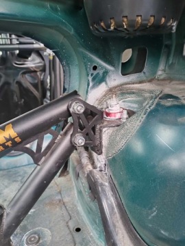 BMW E36 задняя стойка KJS DRIFT 1/4 MILI X-BRACE 6-точечный дрифт kjs