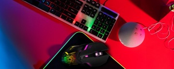 Myszka Gamingowa Mysz Dla Graczy Bezprzewodowa LED 6 Przycisków 3200dpi