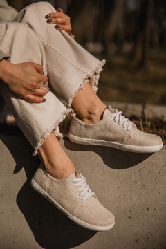 Półbuty Barefoot Buty minimalistyczne, Buty wegańskie Nowość Len!