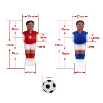 22 настольных футбола для мужчин, настольный футбол с аксессуарами для игр с мячом