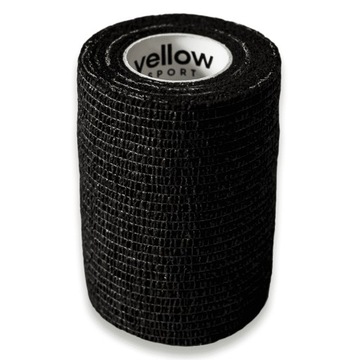BANDAŻ KOHEZYJNY 7,5cm x 4,5metra BLACK yellowBAND