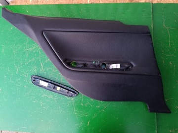 БОКОВАЯ ДВЕРЬ ЗАДНЯЯ ЛЕВАЯ ЧЕРНАЯ КОЖА BMW E46 КУПЕ КАБРИО РАДОМ