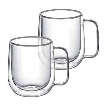 SZKLANKI Z PODWÓJNYM DNEM TERMICZNE 2x390ml DOUBLE