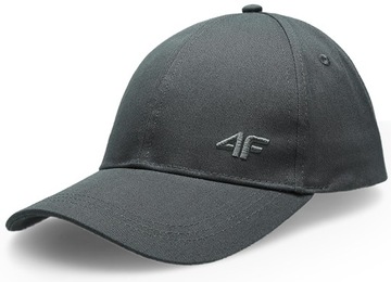 4F МУЖСКАЯ СПОРТИВНАЯ БЕЙСБОЛКА С МЕТАЛЛИЧЕСКОЙ ЗАКРЫТКОЙ СЕРАЯ L