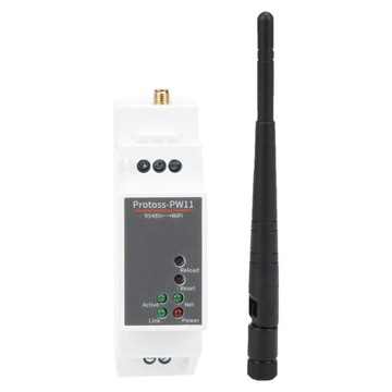 RS485 do WIFI Ethernet Montaż na szynie serwera