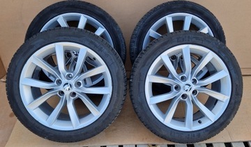 ALUFELGI OPONY SKODA SUPERB III 235/45/18 LATO ORYGINAŁ KOMPLET