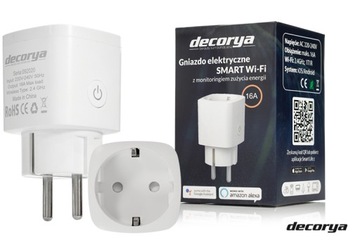 INTELIGENTNE GNIAZDO ELEKTRYCZNE STEROWANE TELEFONEM WIFI SMART PROGRAMATOR