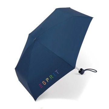 Маленький зонтик ESPRIT Petito с косметичкой LOGO, темно-синий