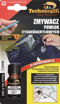 Zmywacz powłok cyjanoakrylowych 4 ml Technicqll