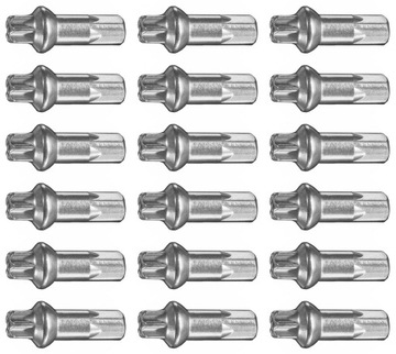 Nyple DT Pro Lock Squorx aluminium 15 mm 18 sztuk