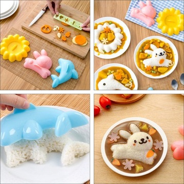 Пресс-форма для суши DIY Инструменты Силиконовые формы для животных