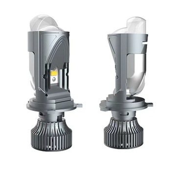 Линзы для светодиодных проекторов Bi-LED 6000K Mini H4 Dual
