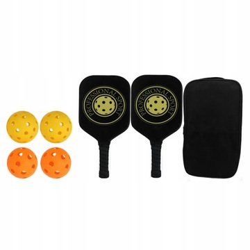 Pickleball Raquette Set 2 rakiety 4 piłki Lekka