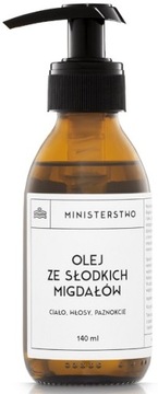 MINISTERSTWO DOBREGO MYDŁA Olej ze słodkich migdałów 140ml