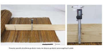 Коврик плетеный, покрытие для балкона, террасы, забора, ЭКО, 100х500 см