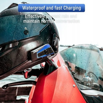 НАБОР LEXIN B4FM ДЛЯ МОТОЦИКЛА BLUETOOTH, 2 ПРЕДМЕТА