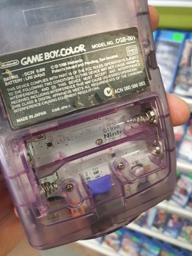 КОНСОЛЬ GAME BOY COLOR ATOMIC PURPLE В ОЧЕНЬ ХОРОШЕМ СОСТОЯНИИ