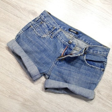 DKNY _ FIRMOWE JEANSOWE SPODENKI Z LOGO _ S/M