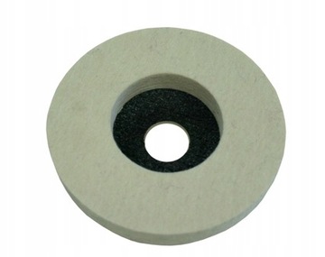Tarcza polerska filcowa 100mm grubość 10mm krążek dysk polerski FILC 22,2