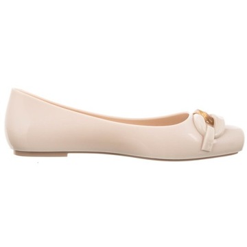 Buty Baleriny Melissa Aura Chain AD 33637 Beżowe