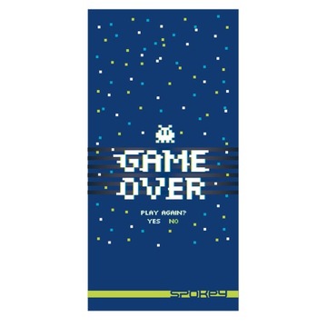 Ręcznik szybkoschnący ultralekki 80 x 160 plażowy kąpielowy Spokey GAMEOVER