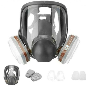 MASKA PRZECIWPYŁOWA, MASKA GAZOWA 6800 RESPIRATOR PEŁNOTWARZOWY 15 W 1