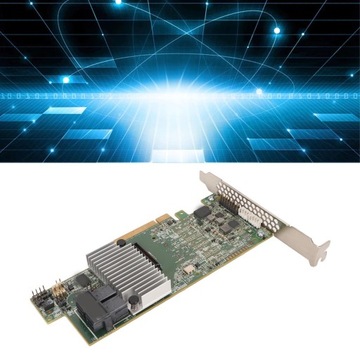 Карта RAID-массива SAS3, 8 портов, 12 Гбит/с, PCIE 3.0, 1 ГБ, LSI MegaRAID 63