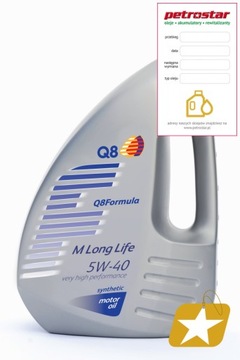 Q8 FORMULA M LL 5W40 SN C3 4L