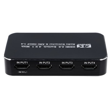 ПЕРЕКЛЮЧАТЕЛЬ HDMI 2.0 4x1 UHD 4K HDCP HDR ПЕРЕКЛЮЧАТЕЛЬ