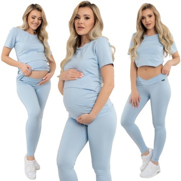 LEGGINSY CIĄŻOWE GETRY SPODNIE LEGINSY XXL
