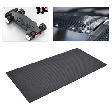 Panel z blachy z włókna węglowego 3K 1.5 mm o wysokiej kompozytowości 200x300x1.5 mm