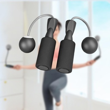 беспроводная скакалка Скакалка Черный шарик 30мм