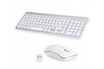 BEZPRZEWODOWA CICHA KLAWIATURA + MYSZ BLUETOOTH