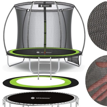 БАТУТ С ВНУТРЕННЕЙ СЕТКОЙ ДЛЯ ДЕТЕЙ ДЛЯ САДА 10 ФУТОВ 312 ПРЕМИУМ