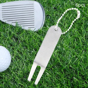 6 инструментов для ремонта гольфа Divot L, портативная вилка для ремонта гольфа 8
