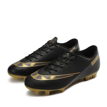 BUTY PIŁKARSKIE KORKI SPORTOWE MĘSKIE CZARNE 37-47