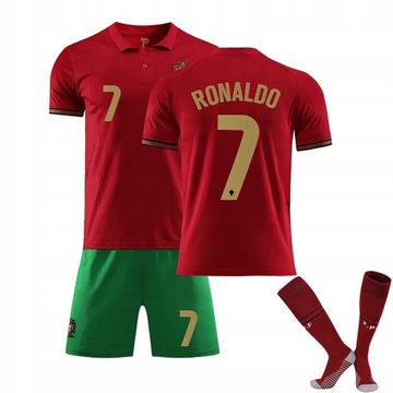 Dziecięcy strój piłkarski Portugalia nr 7 Ronaldo