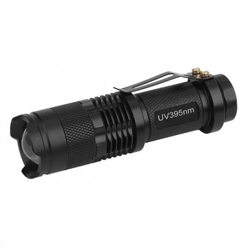 LATARKA TAKTYCZNA LED 395nm DIODA UV TESTER