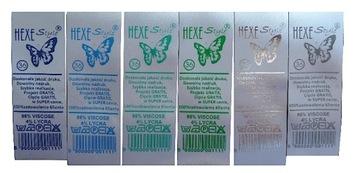 METKI srebrne Satyna niestrzępiąca 50 mm 85 szt