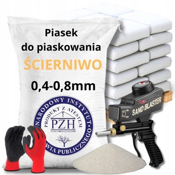 PIASEK DO PIASKOWANIA ŚCIERNIWO MYJKA WYSOKA JAKOŚĆ OD PRODUCENTA TONA