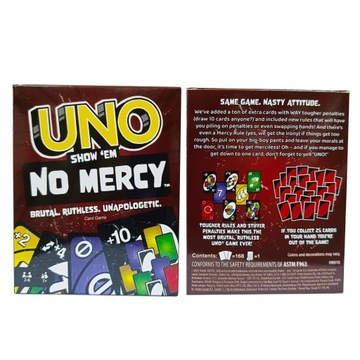 UNO Dragon Ball Z Соответствующая карточная игра SHOWEM uno NO MERCY Многопользовательский режим