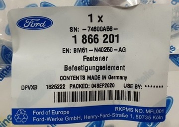 КРЕПЛЕНИЕ СДВИЖНОЙ ЗАСЛОНКИ ПРАВЫЙ FORD FOCUS MK3