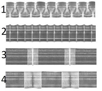 TAŚMA MARSZCZĄCA SMOK OŁÓWEK 1:2 TAŚMY 10 RODZAJI