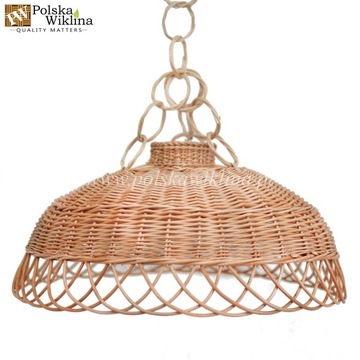 Abażur wiklinowy lampa wisząca MAJA