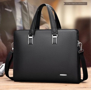 МУЖСКАЯ СУМКА ДЛЯ НОУТБУКА КАЧЕСТВЕННАЯ СУМКА ДЛЯ ДОКУМЕНТОВ НА КАРМАНЕ НА ПЛЕЧЕ ДО РУКИ